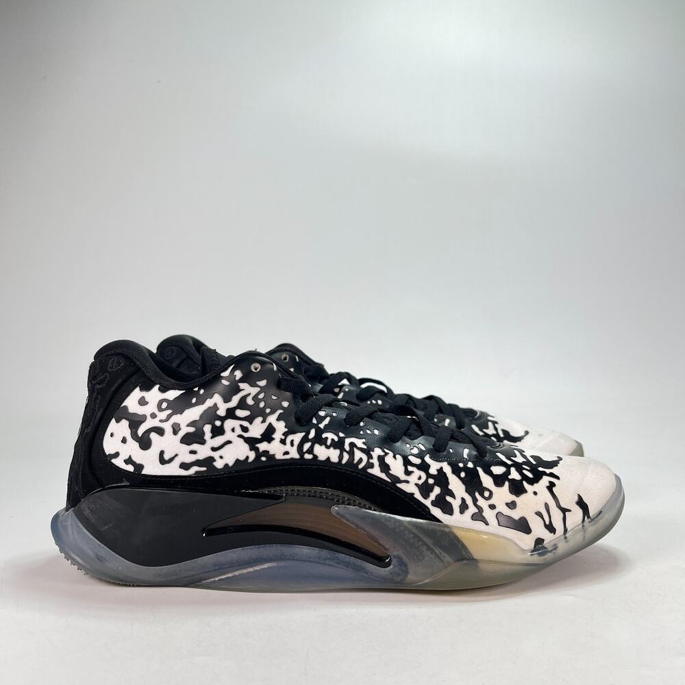 Jordan Zion 3 Black White Athletic Lace UpBasketball Shoes DR0675-018 Mens Sz 9